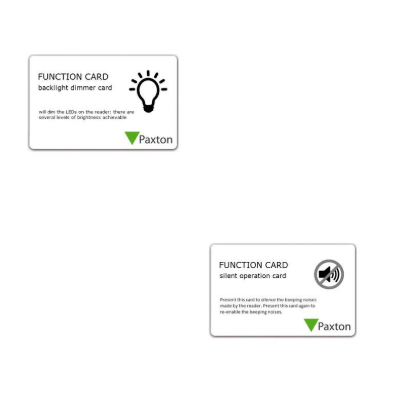 Functiekaarten Paxton